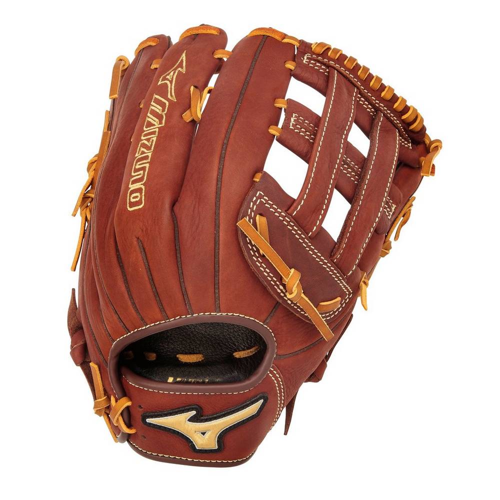 Guantes Mizuno MVP Series Slowpitch 13" Hombre Rojas Oscuro España RKEA-56734